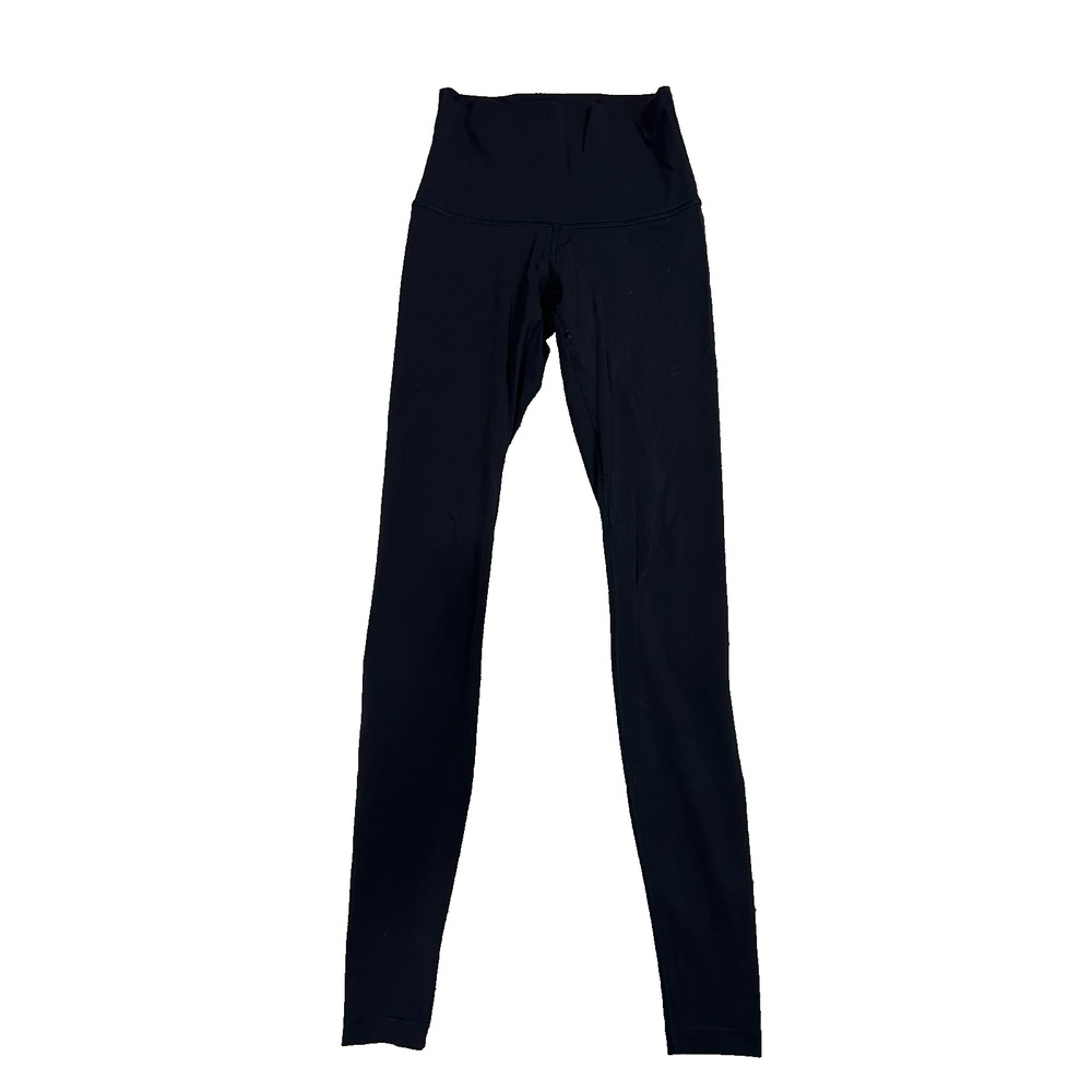 Lululemon Black High Rise Align Pant 24 In Waist 31 In Inseam Repaired As Is